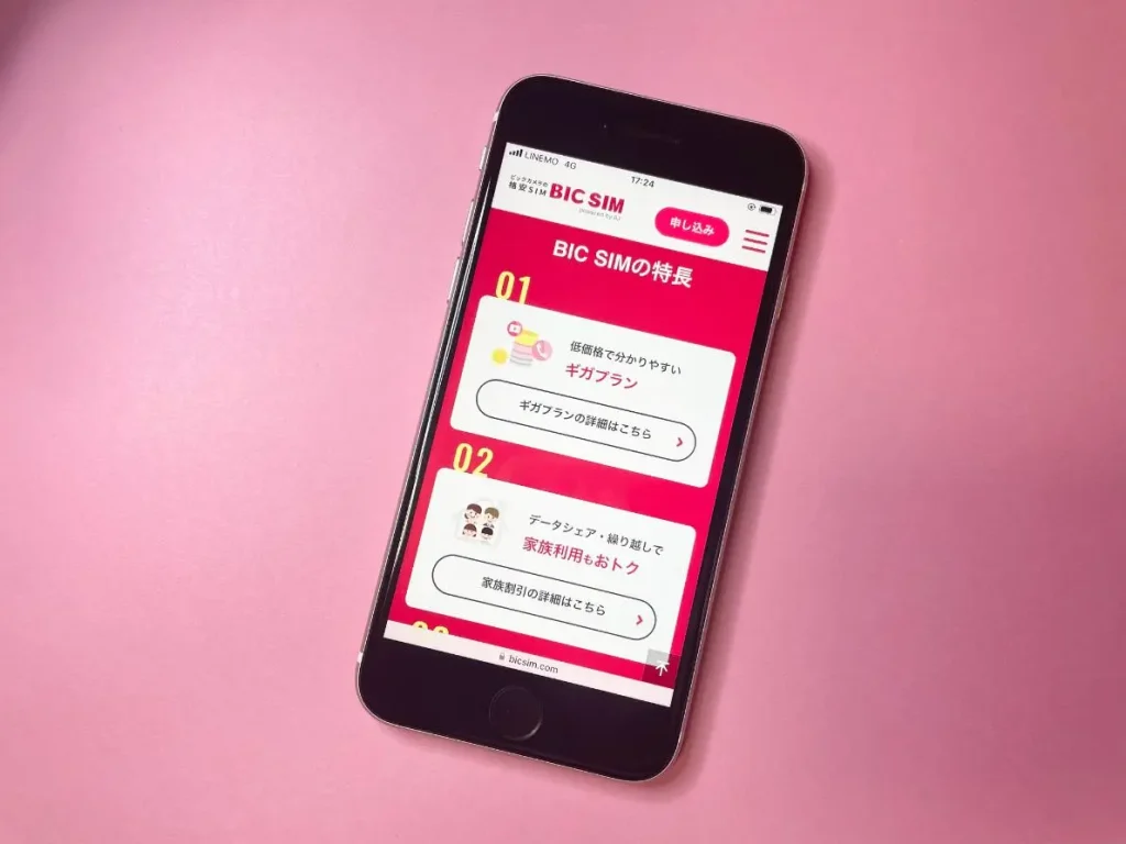 BIC SIM|20GBまで無駄なく使える従量制プラン!無料Wi-Fi&データシェアでギガの節約も