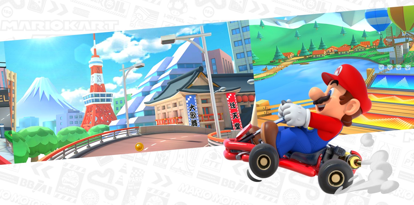 「マリオカートツアー」が配信中スマホでマリオカートをしよう2